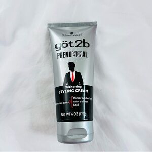 NEW Schwarzkopf got2b Phenomenal Silver Thickening Styling Cream 6oz